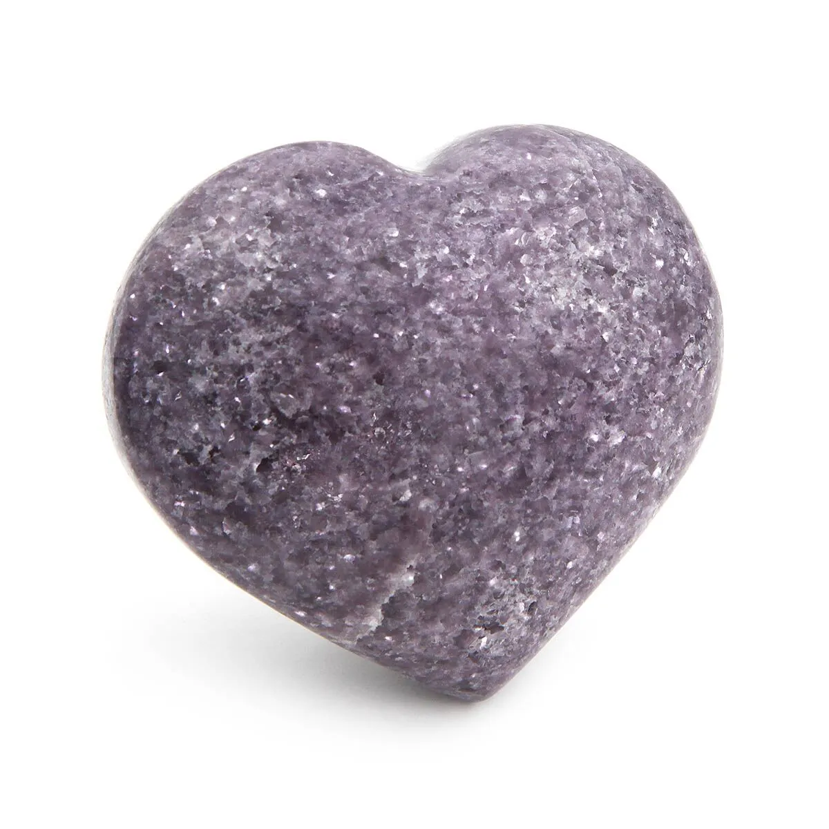 lepidolite heart