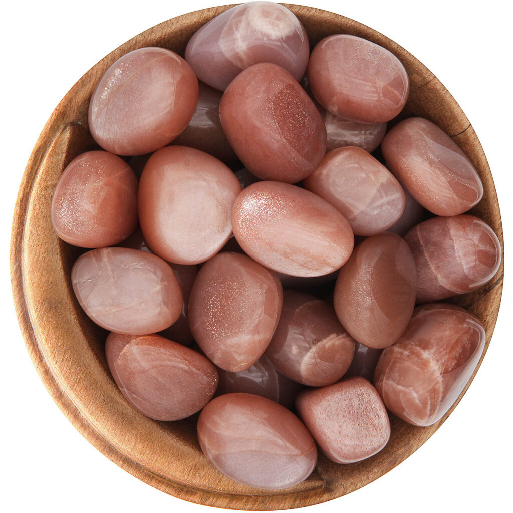 crystals for pleiadian starseeds peach moonstone